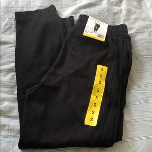 Danskin Black Luxe Retro Joggers